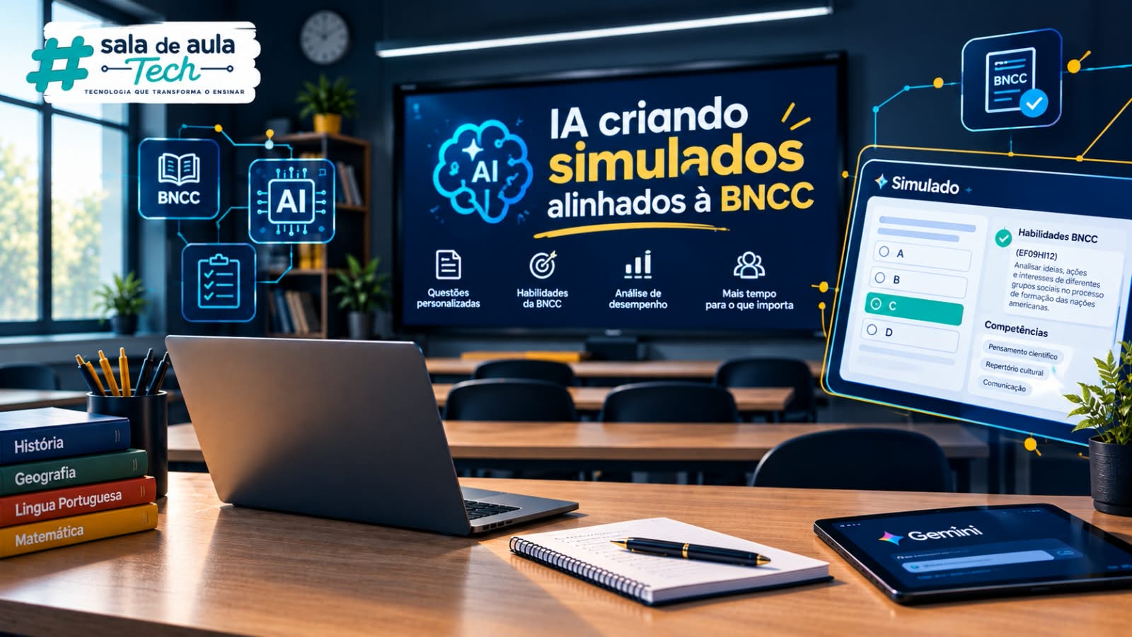 Cria&ccedil;&atilde;o de Simulado baseado na BNCC